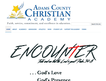 Tablet Screenshot of adamscountychristian.org